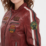 Wartbugy - Blouson moto vintage femme