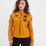 Wartbugy - Blouson moto vintage femme