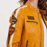 Wartbugy - Blouson moto vintage femme