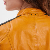 Wartbugy - Blouson moto vintage femme