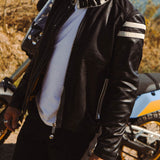 Montgomery - Blouson motard cuir