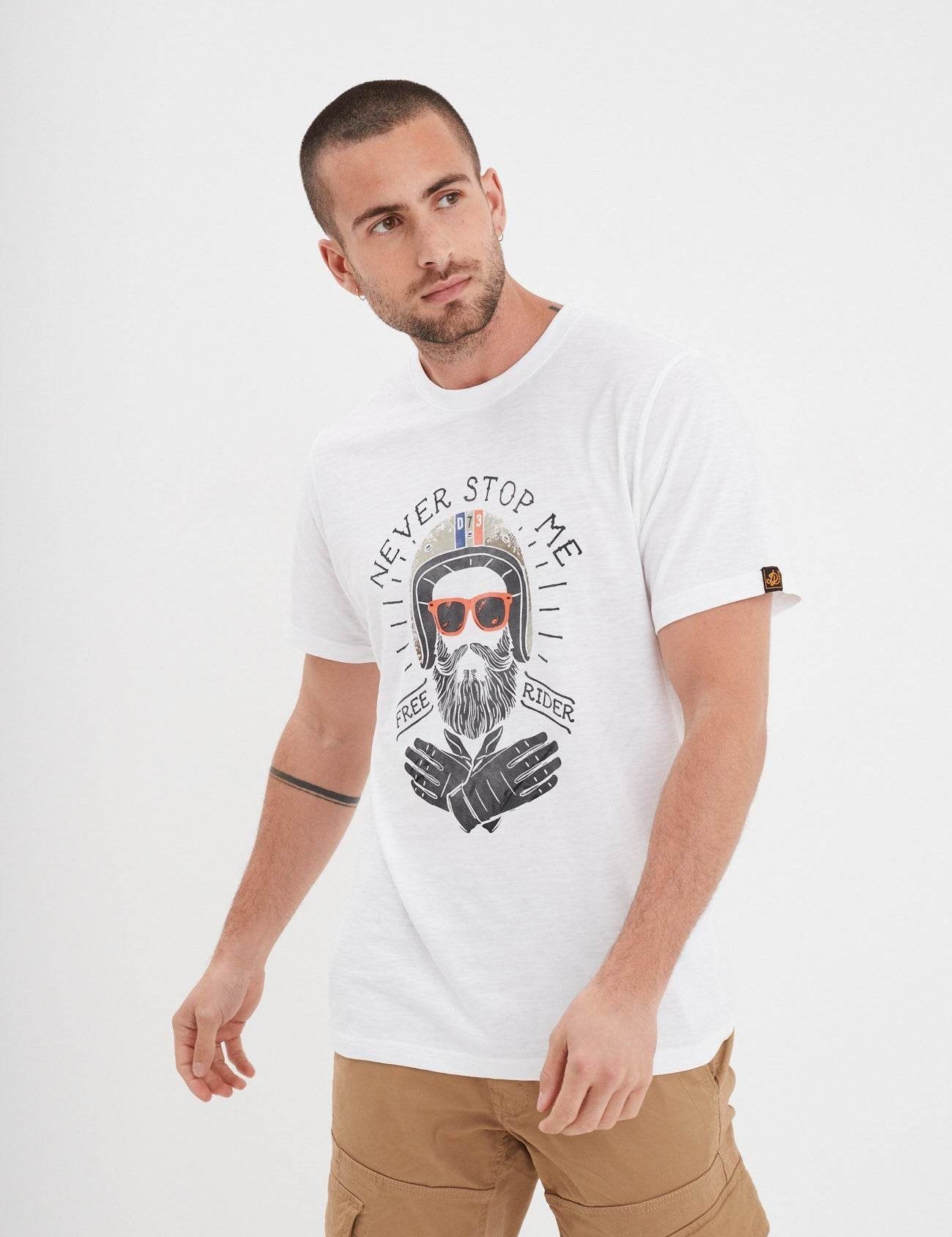 Free rider - T-shirt textile homme