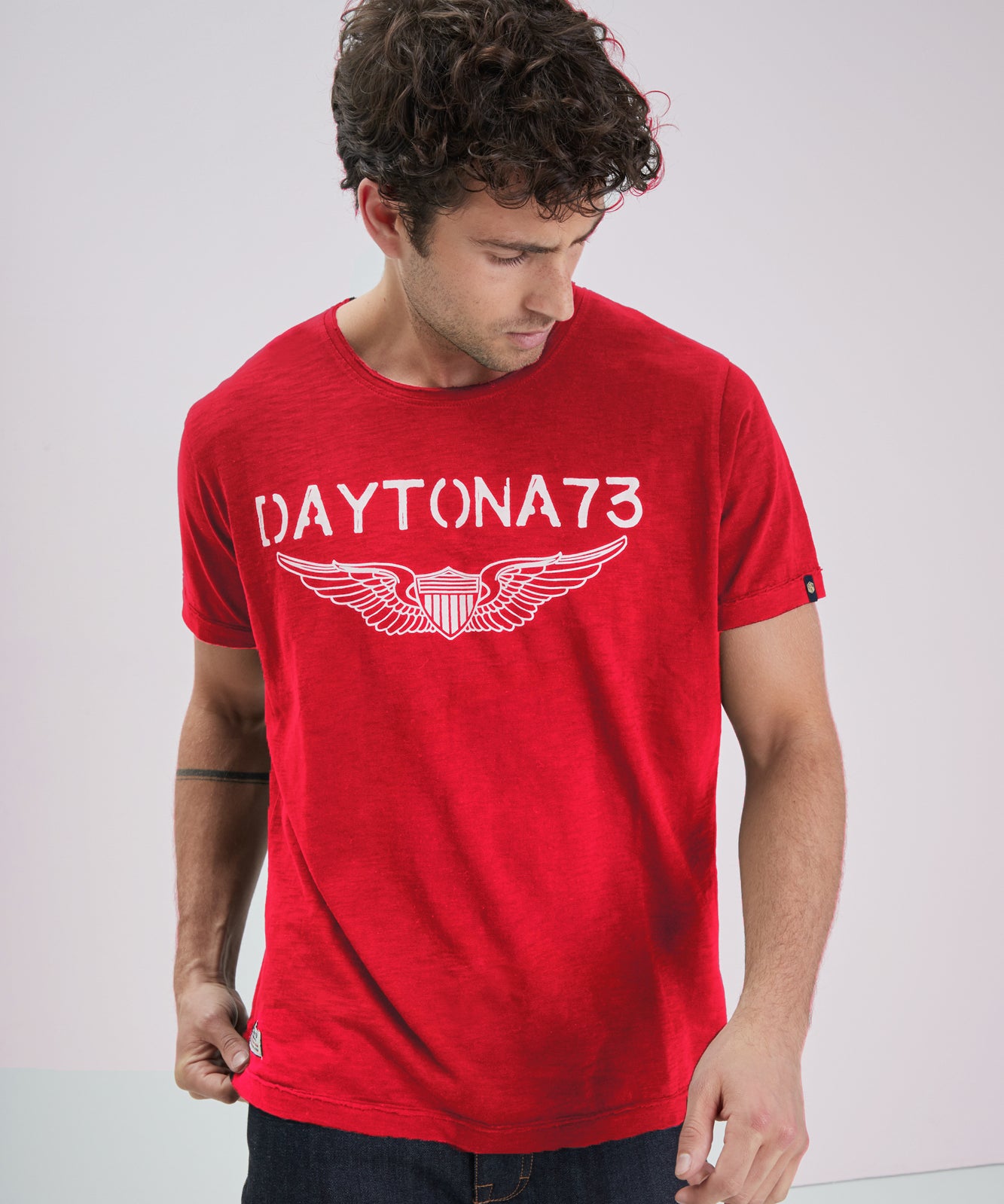 American - T-shirt imprimé daytona 73