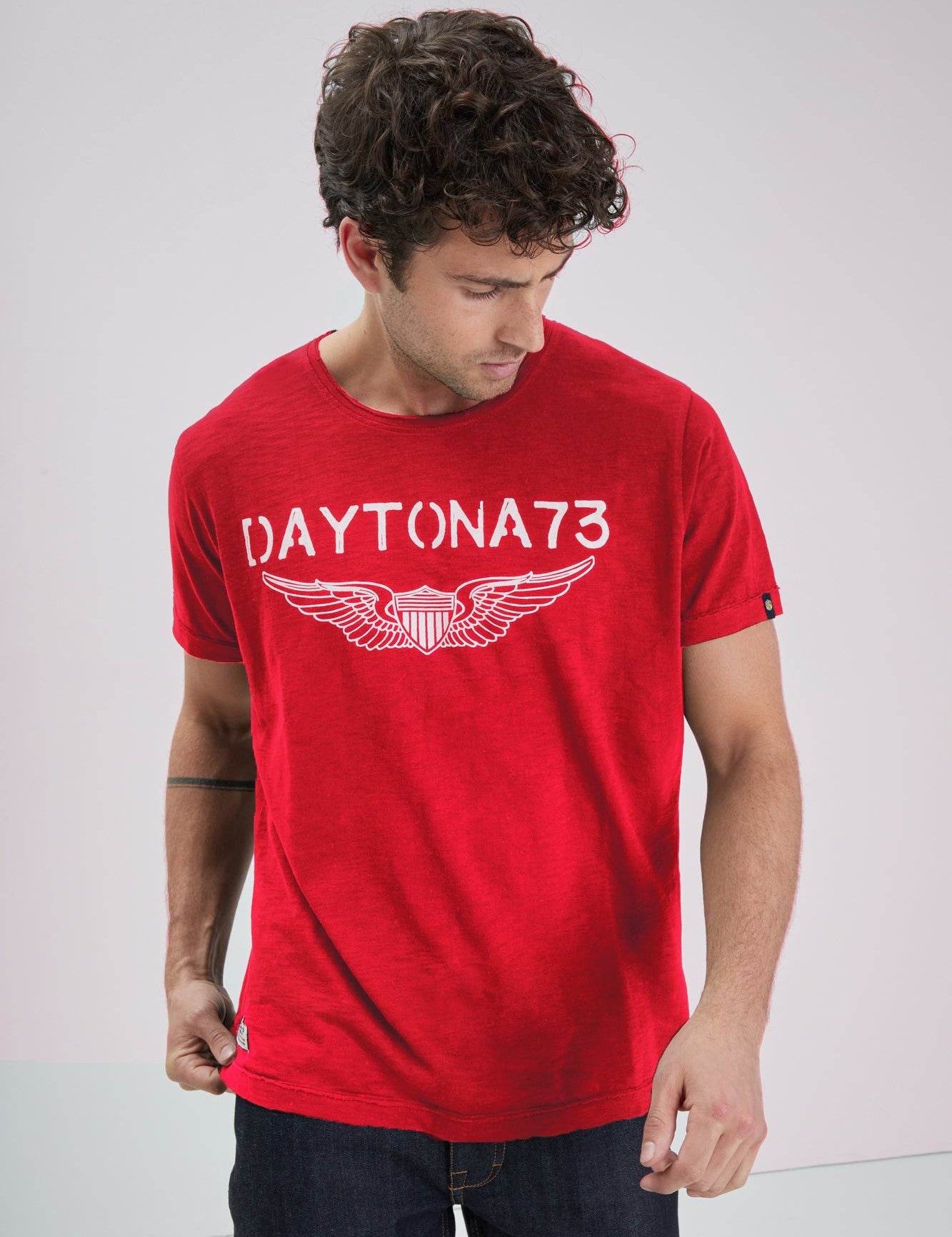 American - T-shirt imprimé daytona 73