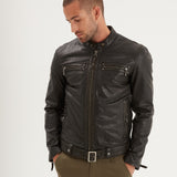 Akronima - Blouson cuir motard