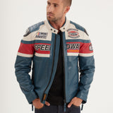 Albon - Blouson cuir motard