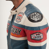 Albon - Blouson cuir motard