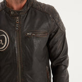 Buster - Blouson cuir moto vintage