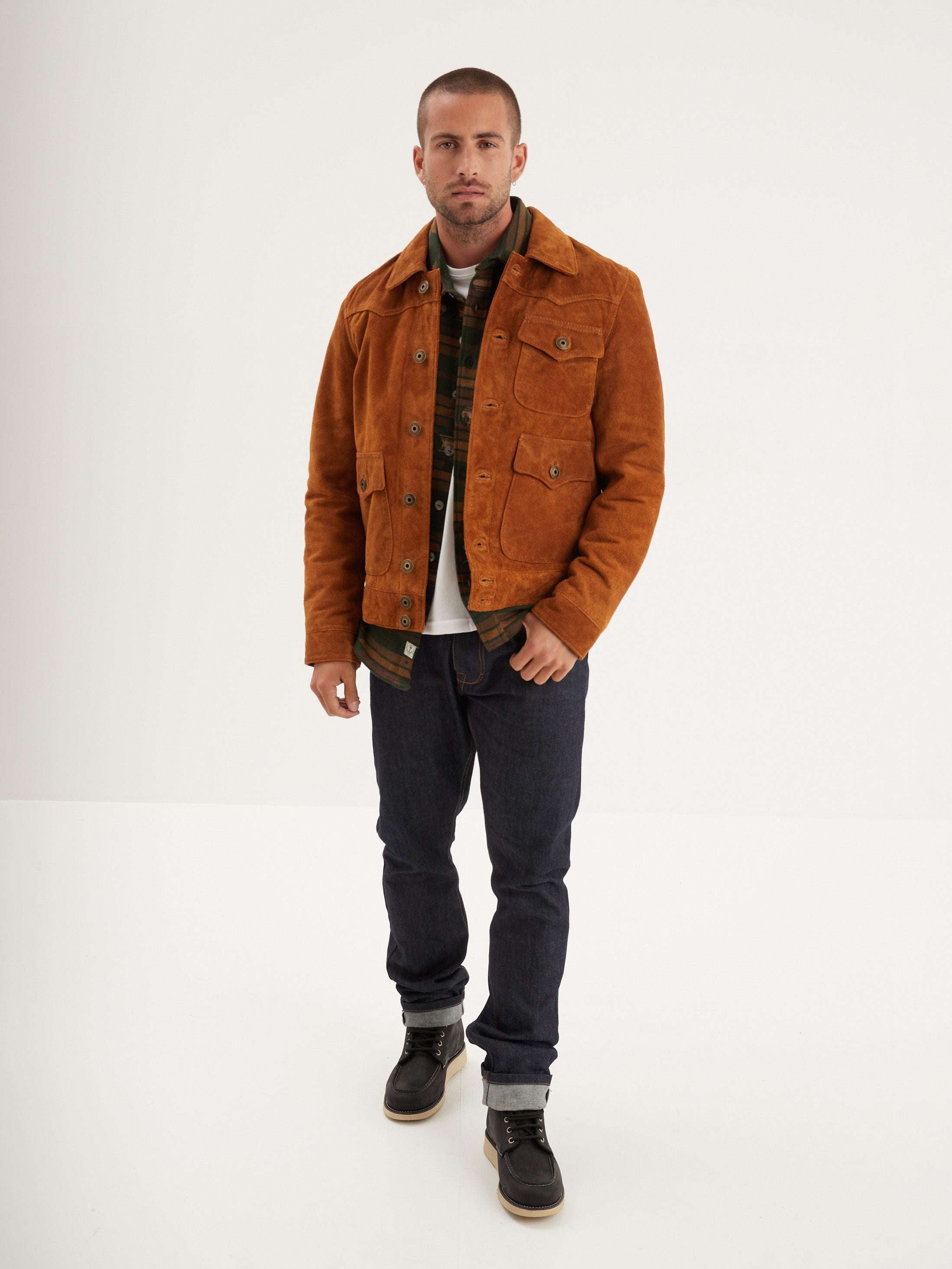 Douglas - Veste cuir de buffle