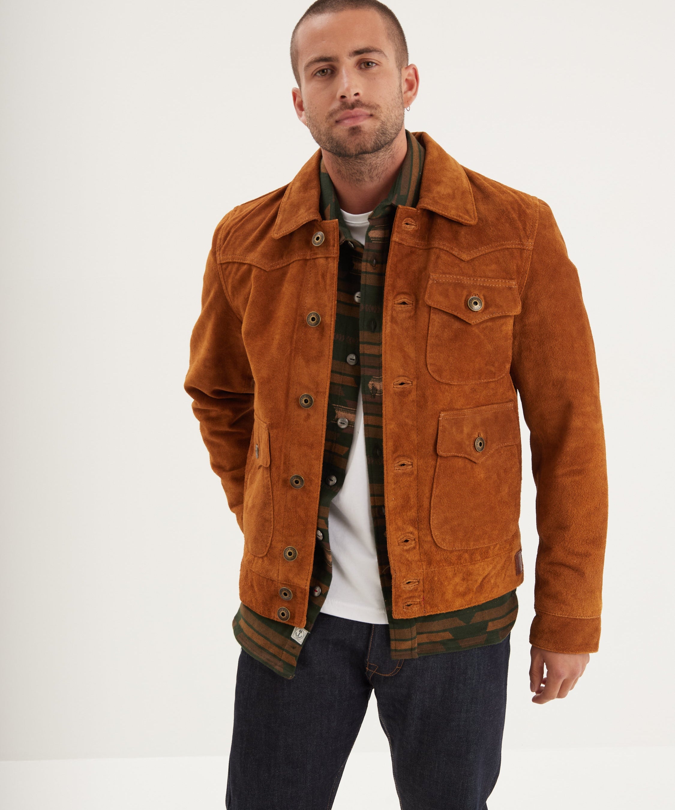 Douglas - Veste cuir de buffle