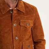 Douglas - Veste cuir de buffle