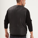 Free chapter - Gilet biker cuir homme