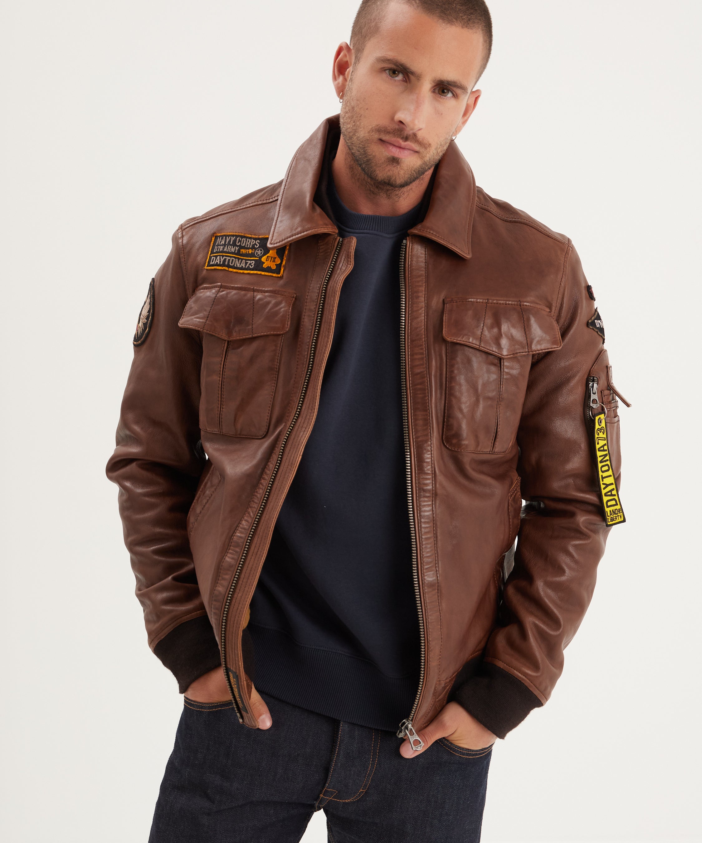 Guynemer - Blouson aviateur cuir