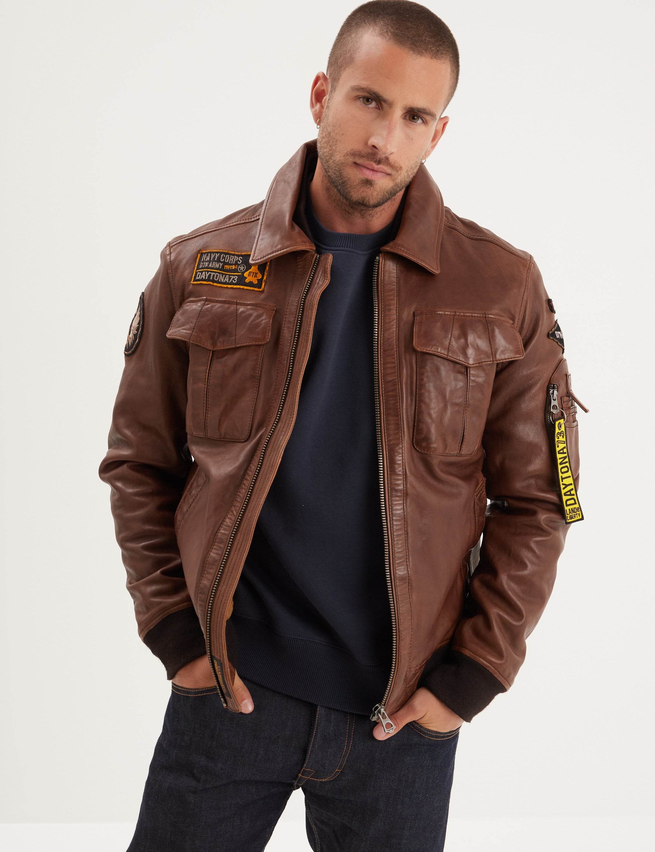 Guynemer - Blouson aviateur cuir