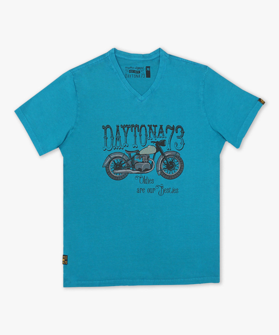 Kooskiar - T-shirt moto vintage