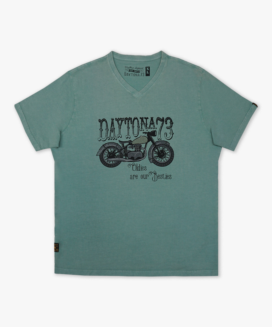 Kooskiar - T-shirt moto vintage