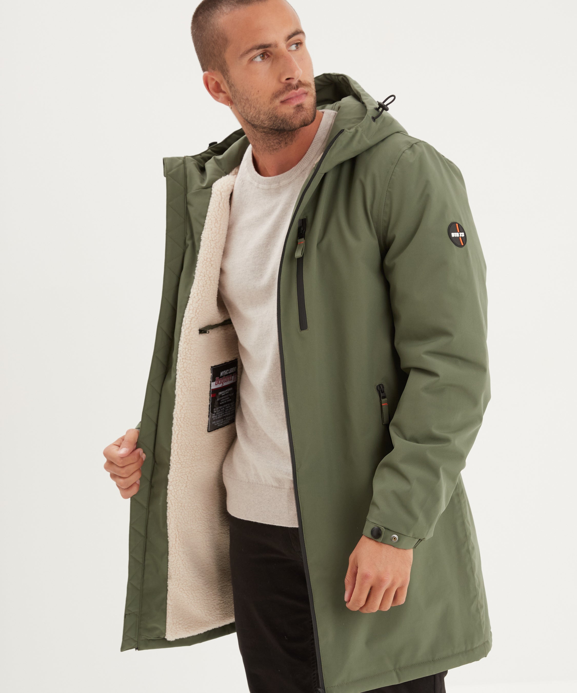 Regen - Parka longue en sherpa