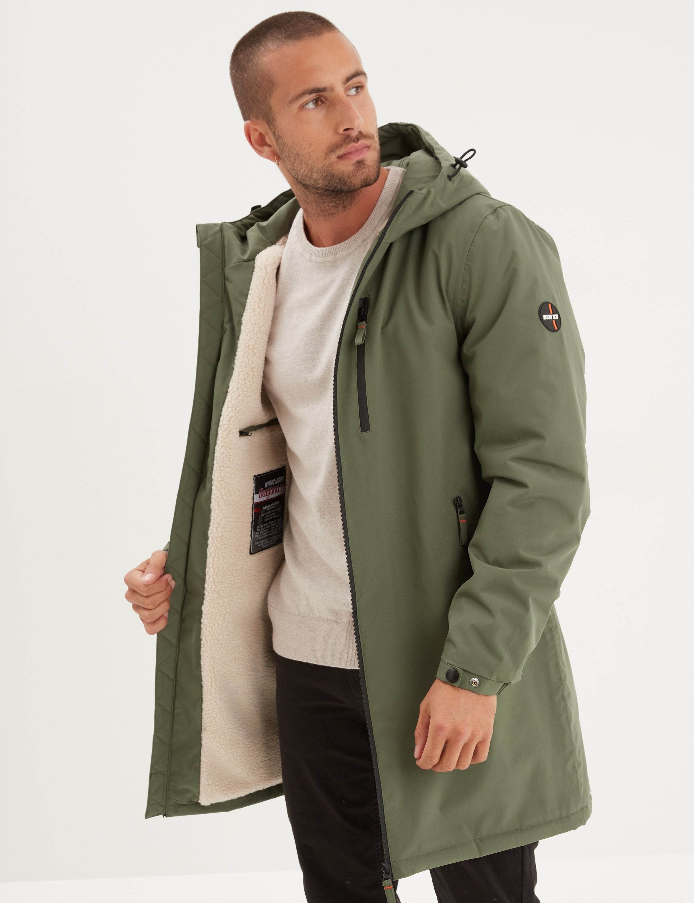 Regen - Parka longue en sherpa