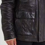 Salemi - Blouson cuir vintage