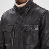 Salemi - Blouson cuir vintage
