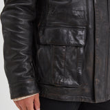 Salemi - Blouson cuir vintage