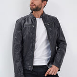 Dustin - Blouson cuir homme