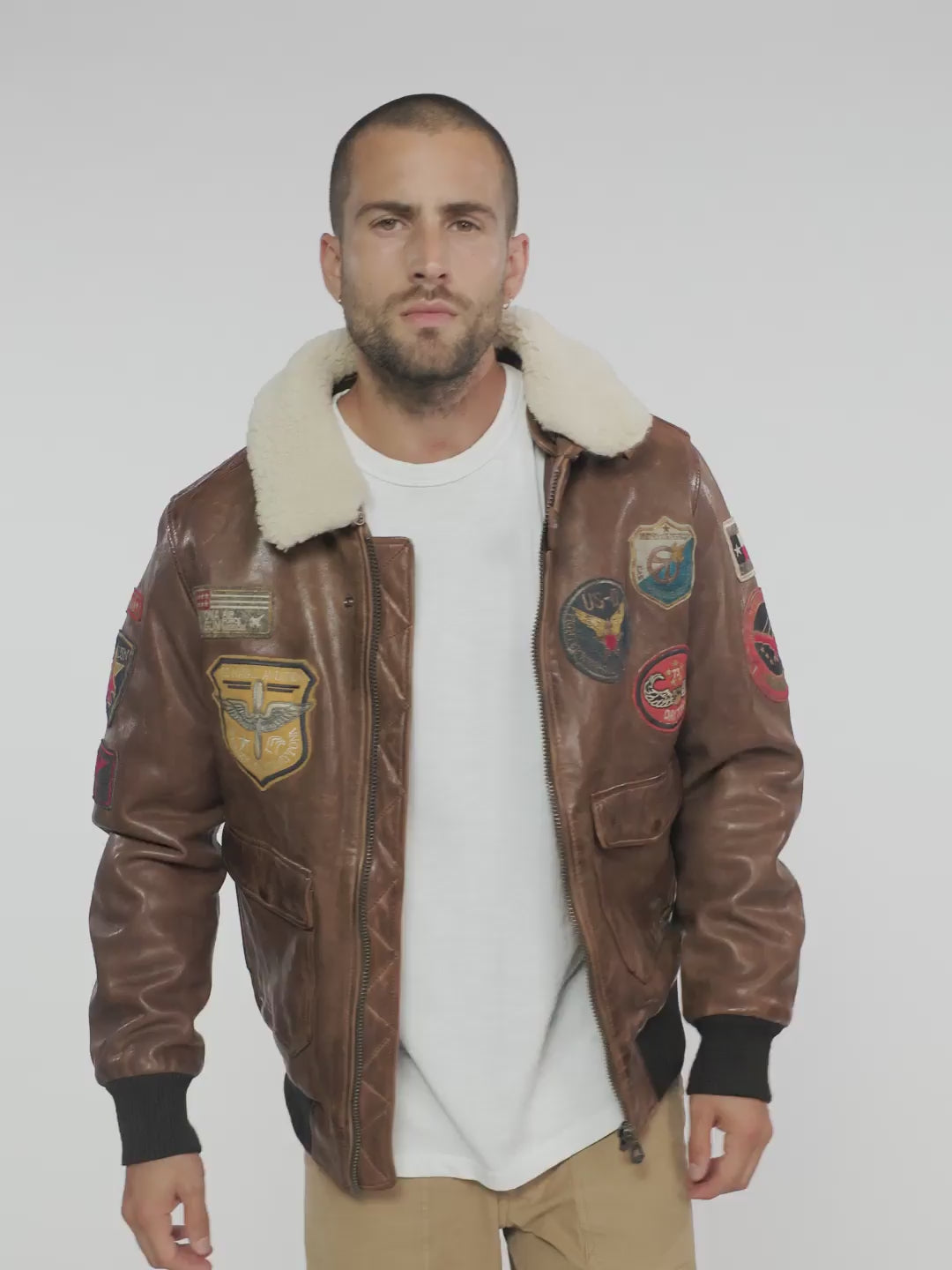 Mythic - Men's Air Force leather jacket – Daytona 73