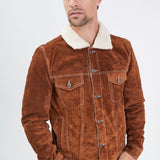 Trucker - Blouson sherpa trucker homme